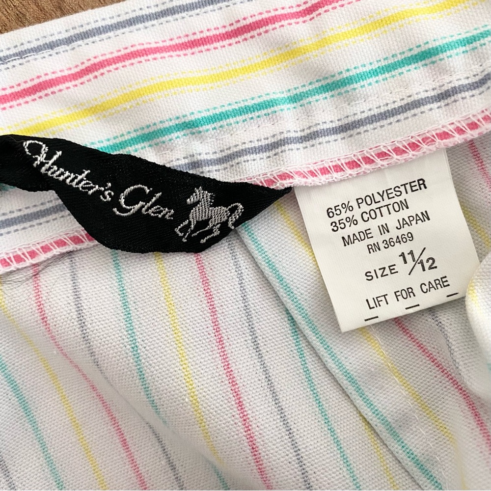 Vintage Multicolored Stripe Shorts - Picture 5 of 5